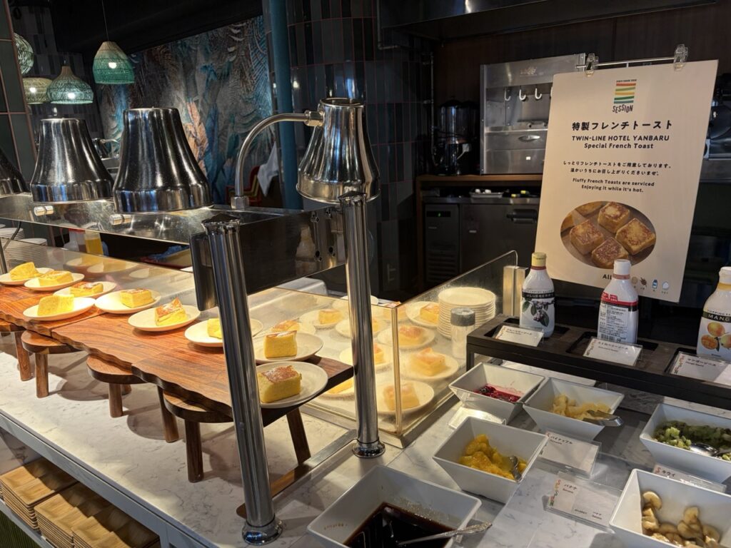 ツインラインホテル　朝食ビュッフェ　フレンチトースト