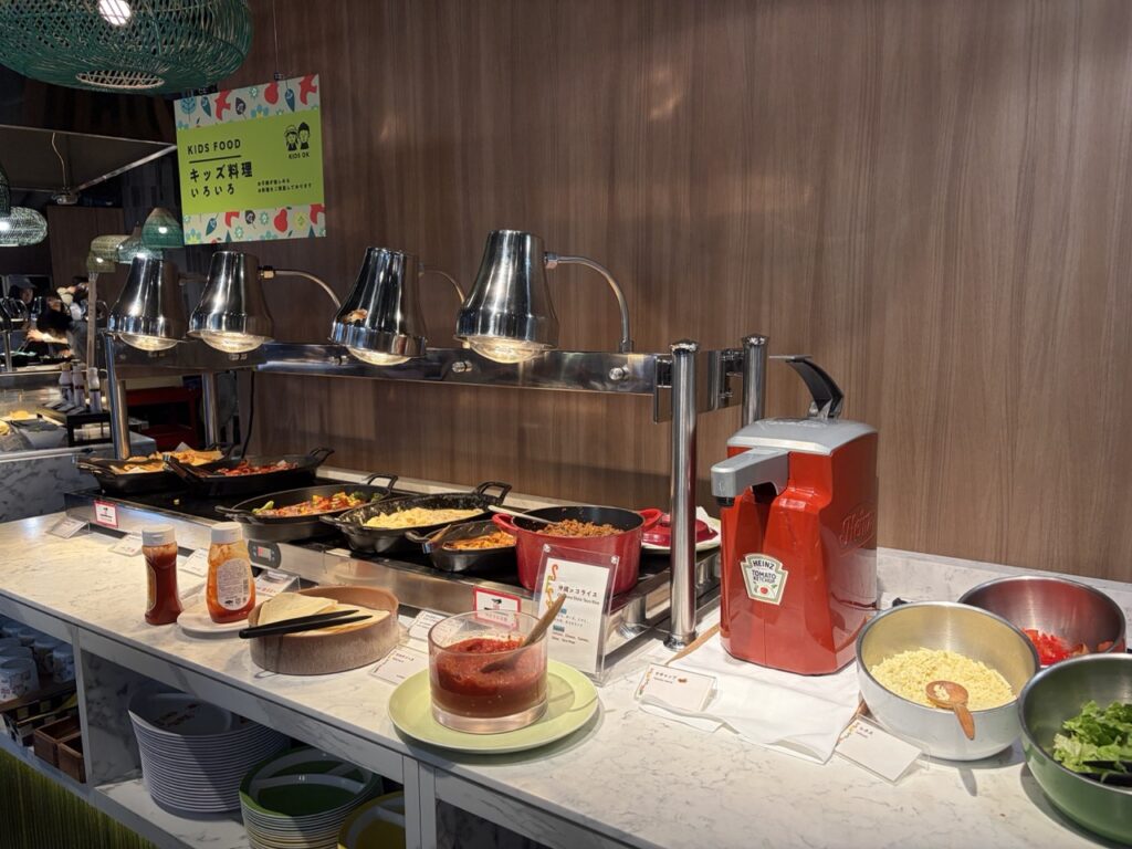 ツインラインホテル　朝食ビュッフェ　キッズメニュー