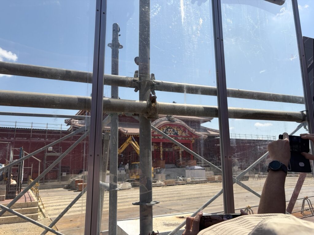 沖縄 首里城 修復中